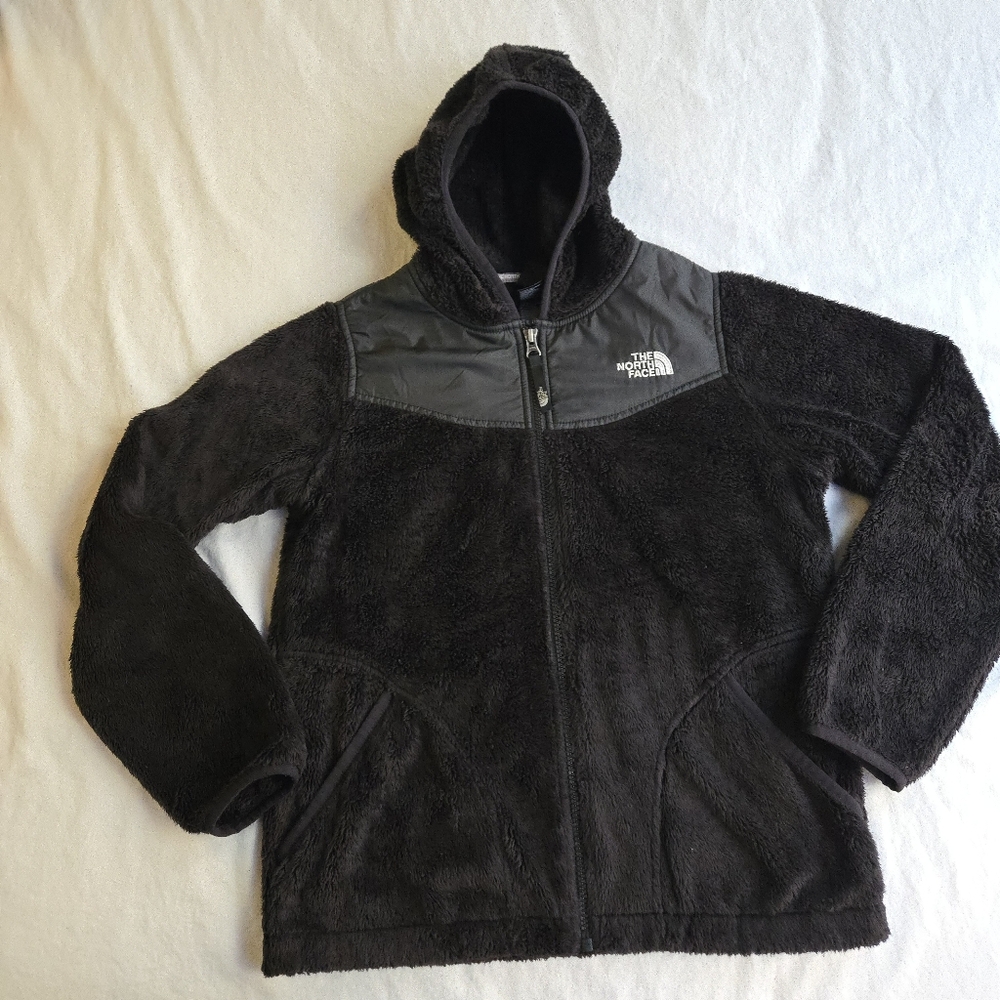 The North Face Black Fleece Girls Oso Hoodie L 14/16 - Fuzzy Fall Teddy Coat